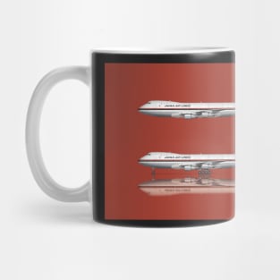 Japan Airlines 747-100 Mug